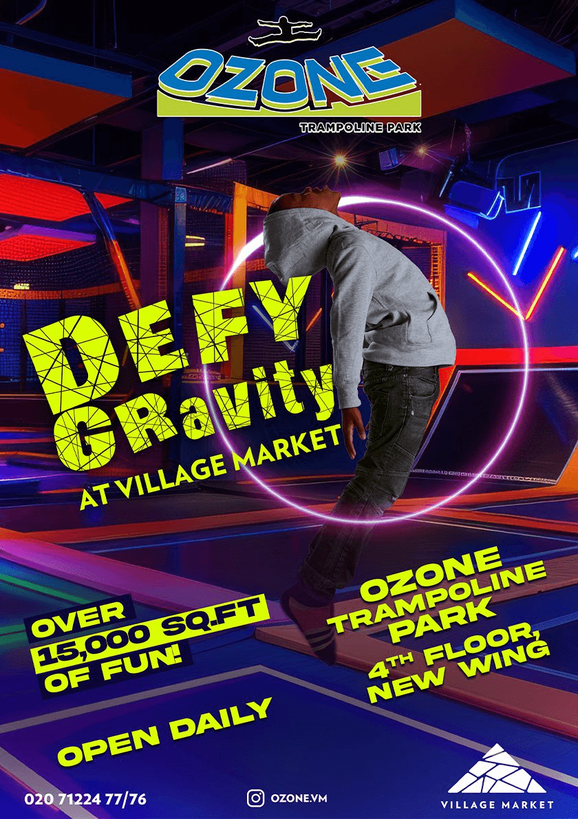 Defy Gravity event poster