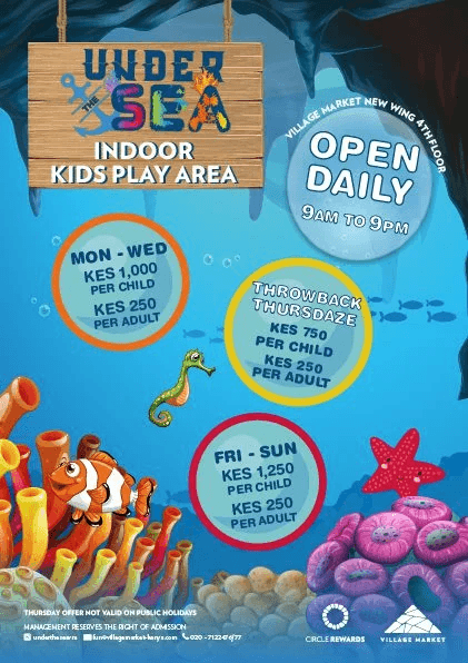 UNDER SEA event poster